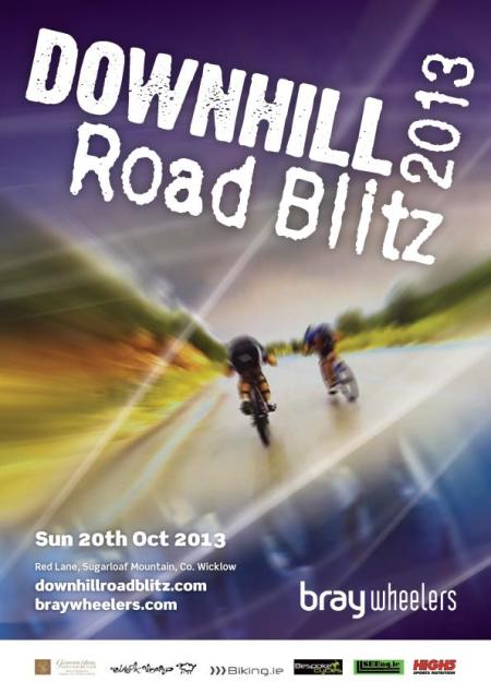 Downhill Road Blitz event poster